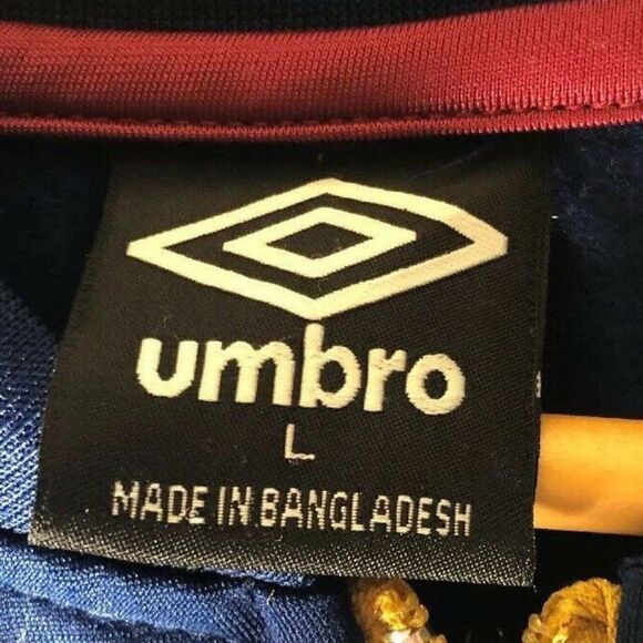 Umbro Barcelona Futol Soccer Zip-up Warm-up Jacket Men's Large (L) - Picture 4 of 4